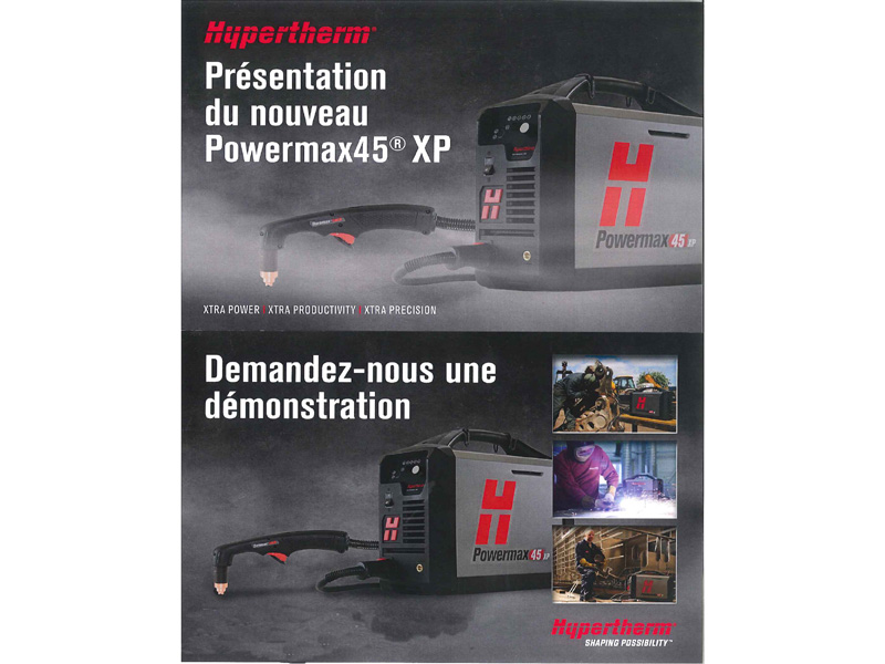 DECOUVREZ LE PLASMA POWERMAX 45 XP