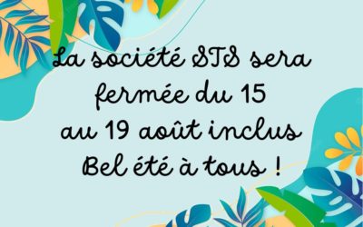 Fermerture estivale STS