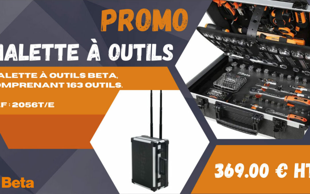 La mallette 2056T/E BETA en promo chez STS