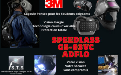 Découvrez la cagoule 3M Speedglas G5-03VC AdFlo chez STS
