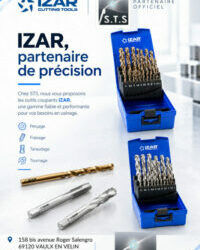 STS, partenaire IZAR pour forets et tarauds