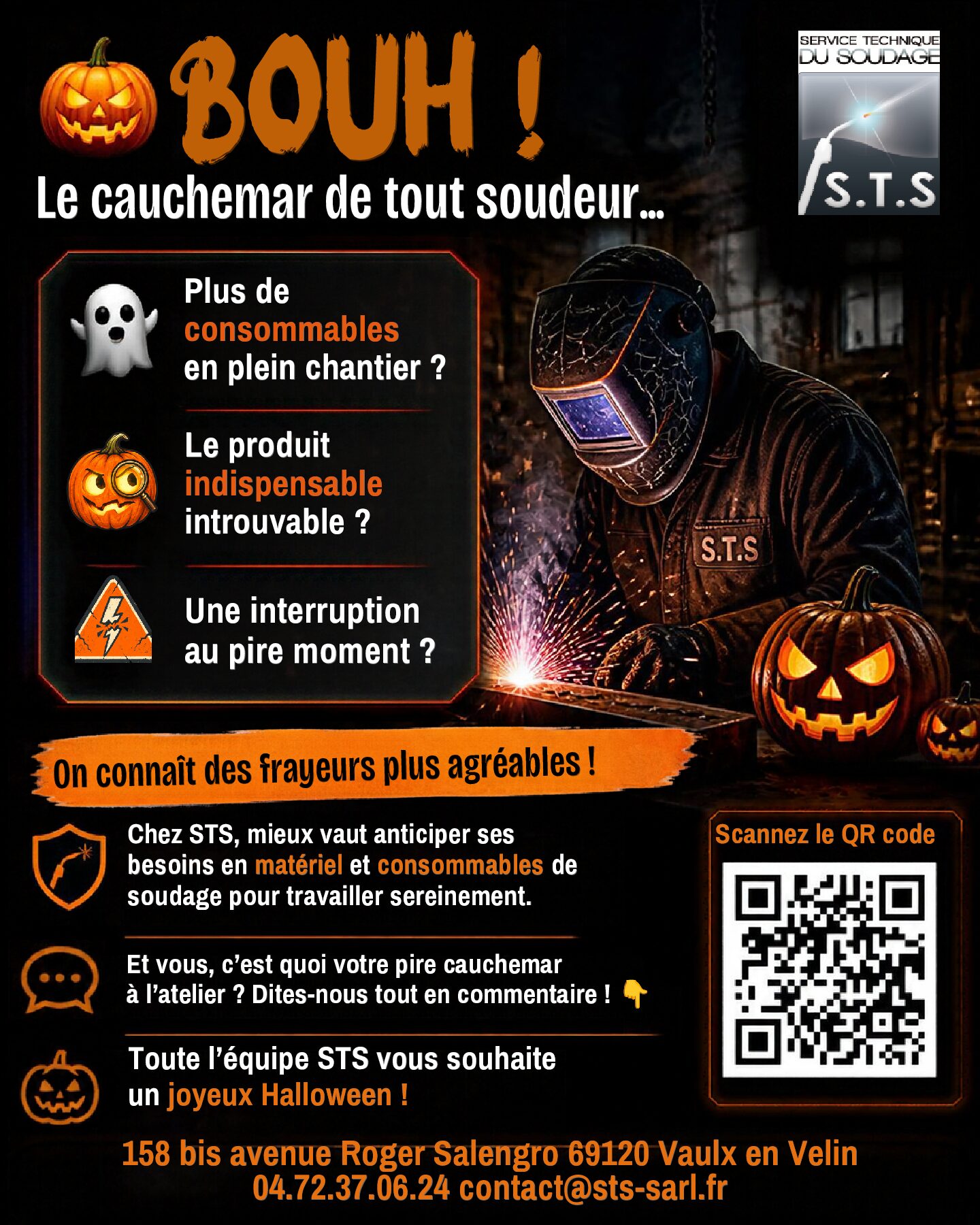 AVEC STS PLUS DE CAUCHEMAR DU SOUDEUR